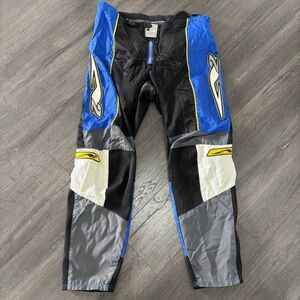 Vintage A2 Racing Motocross Pants Men's Size 36 Kevlar Protection Motorcycle